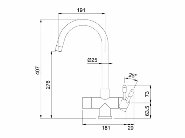 Franke - helix gun metal - 3-in-1 kokend water kraan - afbeelding 3 van  10