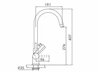 Franke - helix rvs - 3-in-1 kokend water kraan - afbeelding 3 van  10