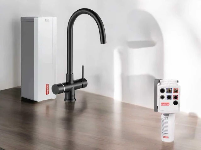 Franke helix 3 in 1 touch industriële zwarte kraan - afbeelding 1 van  12