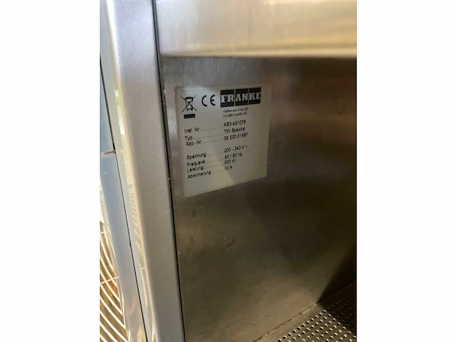 Franke spectra s koffiemachine + melkkoeler + kopjeswarmer - afbeelding 10 van  16