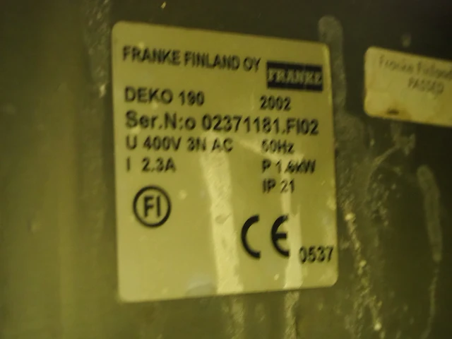 Franke - afbeelding 7 van  7