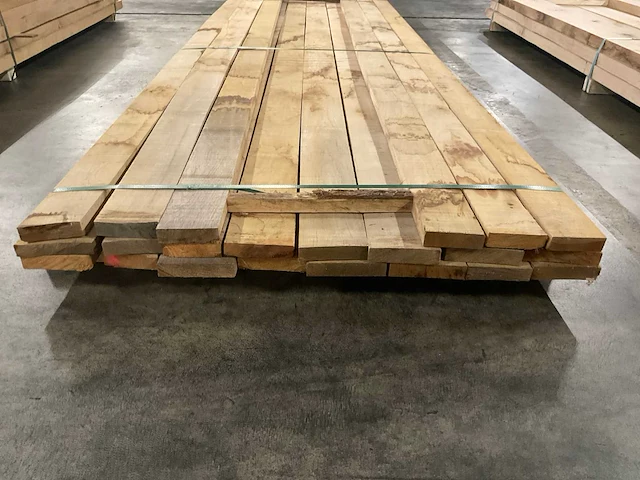 Frans eiken planken 27 mm ca. 0,242 m³ - afbeelding 2 van  5