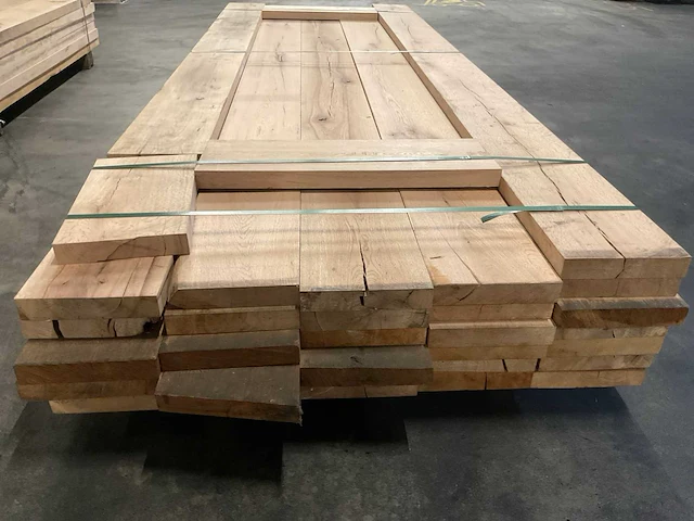 Frans eiken planken geschaafd 40x215 mm (32x) - afbeelding 4 van  5