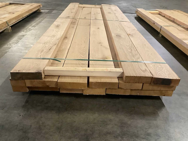 Frans eiken planken voorgeschaafd 50 mm ca. 0,368 m³ - afbeelding 2 van  5
