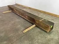 Frans eikenhouten balk gedroogd 403x29x29 cm