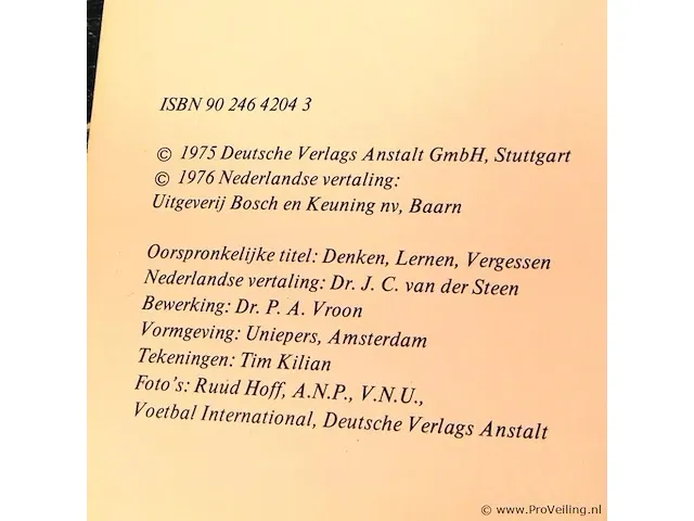 Frederic vester. hoe wij denken leren en vergeten - afbeelding 3 van  5