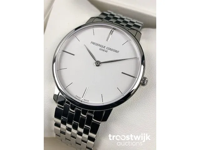 Frédérique constant slimline gents fc-200s5s36b herenhorloge - afbeelding 3 van  8