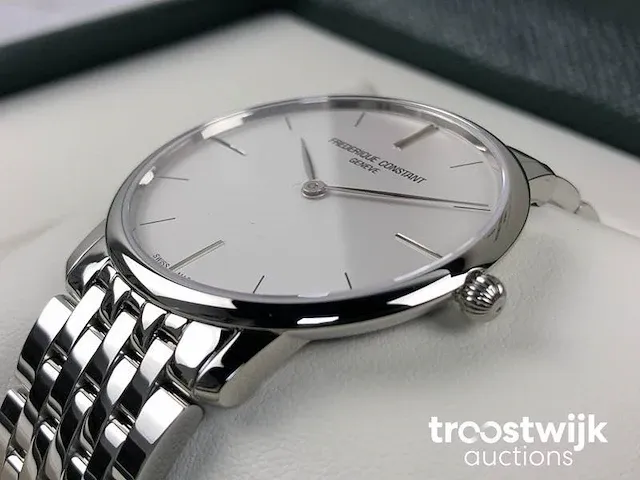 Frédérique constant slimline gents fc-200s5s36b herenhorloge - afbeelding 4 van  8