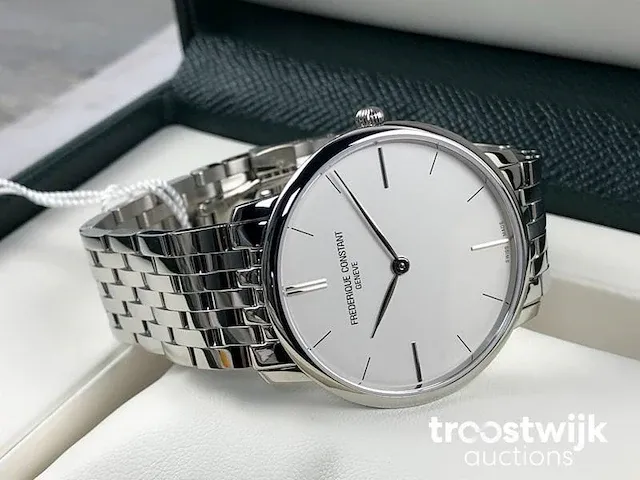 Frédérique constant slimline gents fc-200s5s36b herenhorloge - afbeelding 6 van  8