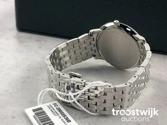 Frédérique constant slimline gents fc-200s5s36b herenhorloge - afbeelding 7 van  8