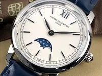 Frédérique constant slimline moonphase fc-206sw1s6 dameshorloge - afbeelding 1 van  8