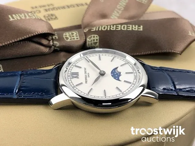 Frédérique constant slimline moonphase fc-206sw1s6 dameshorloge - afbeelding 5 van  8
