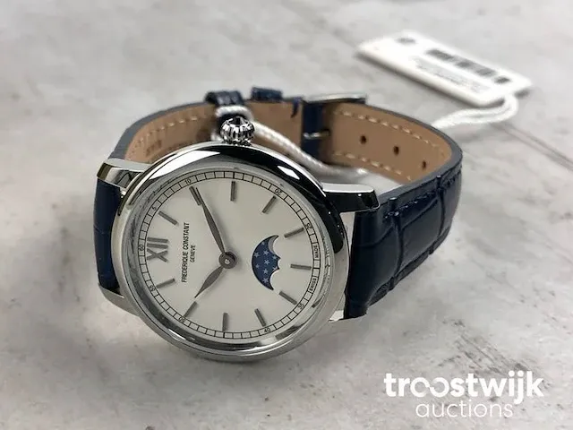 Frédérique constant slimline moonphase fc-206sw1s6 dameshorloge - afbeelding 6 van  8