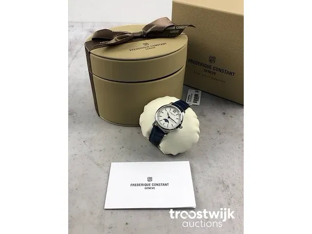 Frédérique constant slimline moonphase fc-206sw1s6 dameshorloge - afbeelding 8 van  8