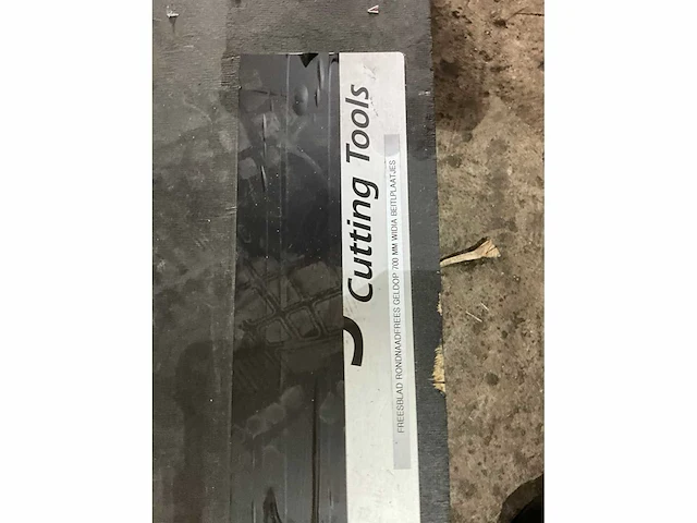 Freesblad rondnaadfrees geldop 700mm widia beitelplaatjes - afbeelding 5 van  5