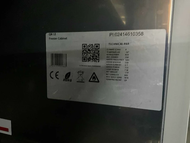 Freezer cabinet qn12 dubbeldeurs vrieskast - afbeelding 2 van  10