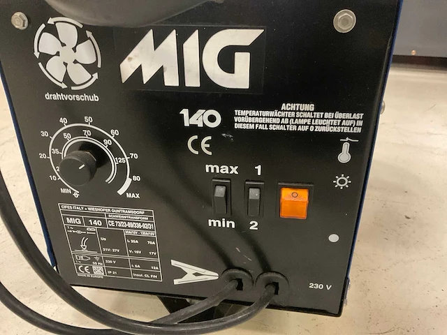 Fremark - mig 140 - mig welding machine - afbeelding 3 van  4