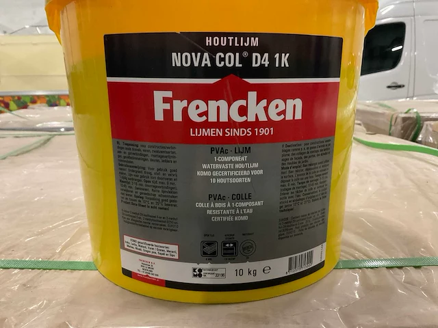 Frencken pvac lijm/watervaste houtlijm en speciekuip - afbeelding 1 van  4