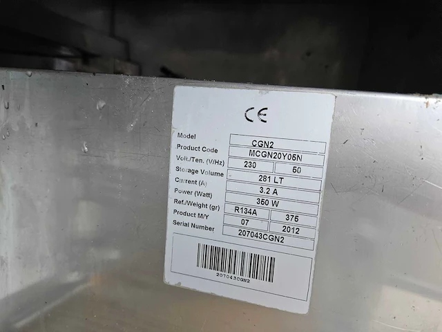 Frenox - 2012 - cgn2 - koelwerkbank met ombouw - afbeelding 1 van  7