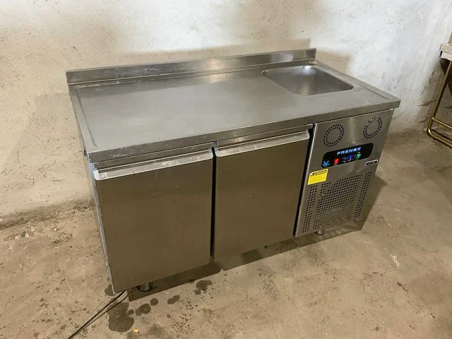 Frenox - cgn2-e-r290 - rvs koelwerkbank met spoelbak - afbeelding 4 van  7