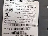 Frequentieregelaar bonfiglioli, vectron agile agl402-15 2 fa - afbeelding 4 van  9