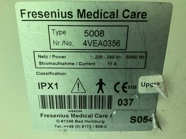 Fresenius medical care 5008 dialyse apparatuur (2x) - afbeelding 3 van  21