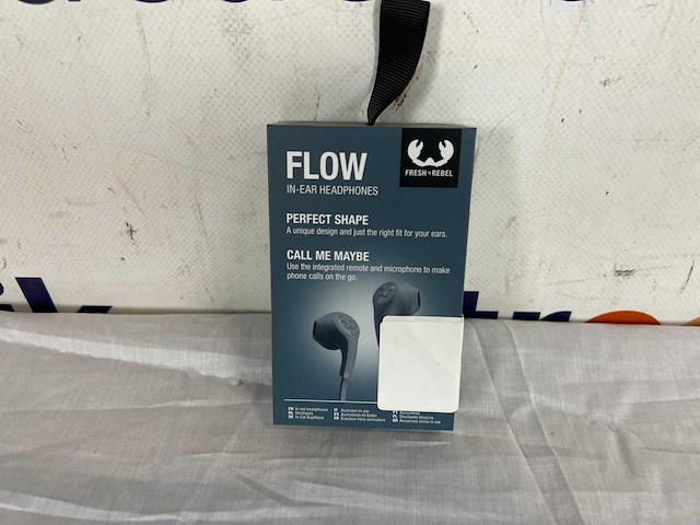 Fresh 'n rebel - flow - in-ear headphones met afstandsbediening en microfoon - dive blue - afbeelding 2 van  2