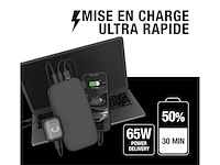 Fresh 'n rebel powerbank 27000 mah ultra snellader (65w pd) geschikt voor iphone en samsung storm grey - afbeelding 2 van  4