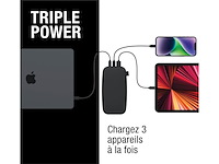 Fresh 'n rebel powerbank 27000 mah ultra snellader (65w pd) geschikt voor iphone en samsung storm grey - afbeelding 3 van  4