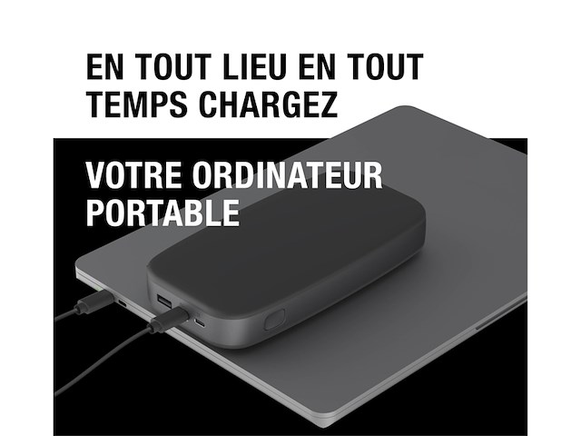 Fresh 'n rebel powerbank 27000 mah ultra snellader (65w pd) geschikt voor iphone en samsung storm grey - afbeelding 4 van  4