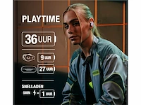 Fresh 'n rebel twins rush sport oordopjes active noise cancelling bluetooth 5.3 draadloos waterdicht storm grey - afbeelding 2 van  5