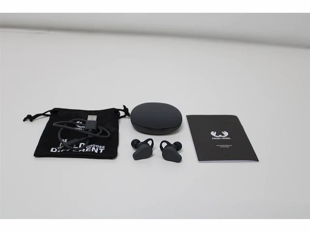 Fresh 'n rebel twins rush sport oordopjes active noise cancelling bluetooth 5.3 draadloos waterdicht storm grey - afbeelding 5 van  5