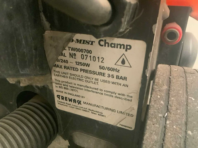 Frewax turbo mist tw0007 tapijtreiniger - afbeelding 8 van  8