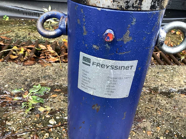 Freyssinet enarpac cll10010 hydraulische pers (2x) - afbeelding 3 van  3