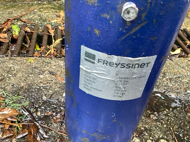 Freyssinet enarpac cll10010 hydraulische pers (2x) - afbeelding 3 van  3