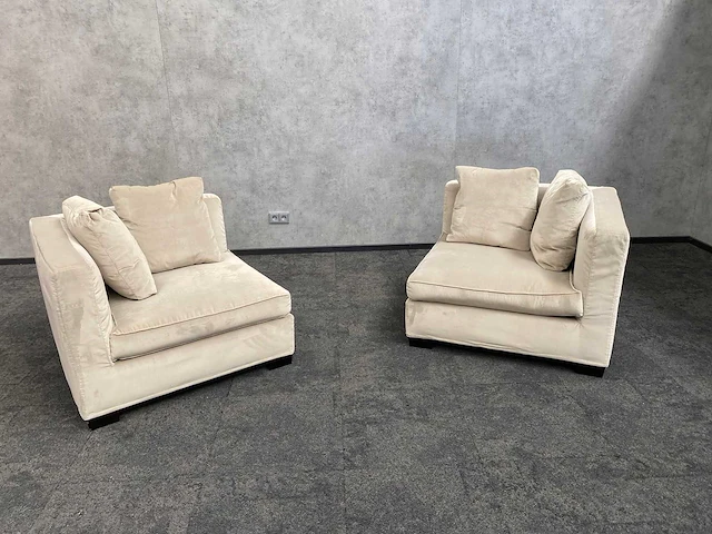 Frigerio - 2-delige sofa - crème/beige - afbeelding 6 van  9