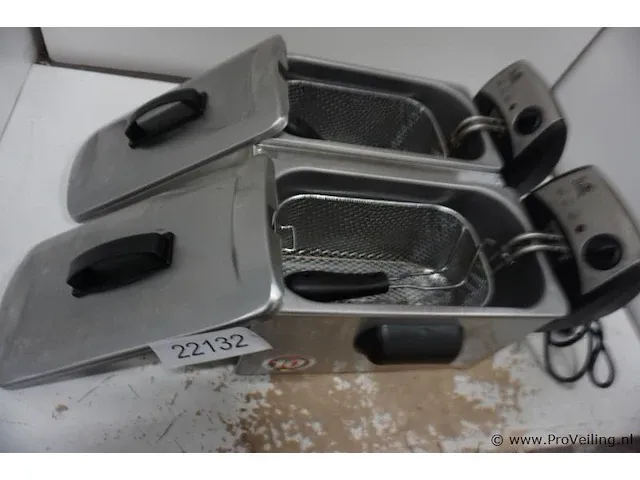 Fritel fr1355 duo zilver friteuse - afbeelding 1 van  3