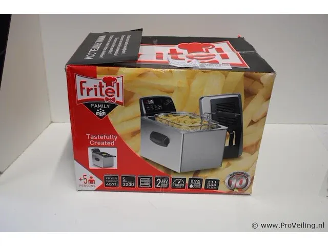 Fritel turbo sf 4571 professionele friteuse - afbeelding 1 van  5