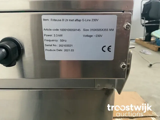 Friteuse met aftapkraan - afbeelding 6 van  6
