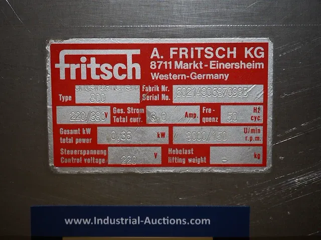 Fritsch - afbeelding 3 van  11