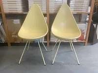 Fritz hansen - arne jacobsen - eetkamerstoel (2x)