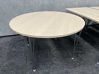 Fritz hansen 'super ellipse' - design kantinetafel (5x) - afbeelding 11 van  19