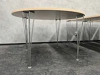 Fritz hansen 'super ellipse' - design kantinetafel (5x) - afbeelding 13 van  19