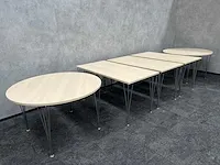 Fritz hansen 'super ellipse' - design kantinetafel (5x) - afbeelding 2 van  19