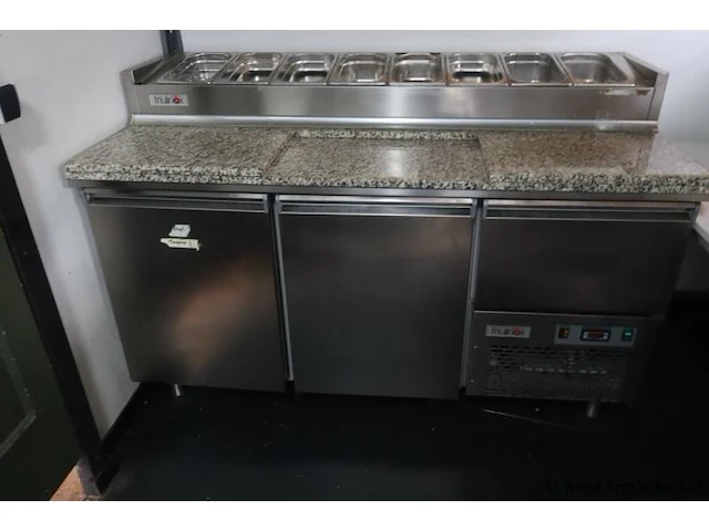 Friulinox horeca koelwerkbank - 156x80x110cm - afbeelding 1 van  6