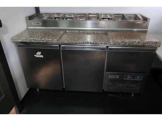 Friulinox horeca koelwerkbank - 156x80x110cm - afbeelding 2 van  8