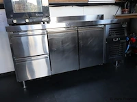 Friulinox horeca koelwerkbank - 180x70x96cm - afbeelding 1 van  5