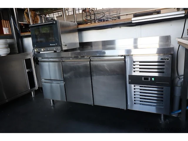 Friulinox horeca koelwerkbank - 180x70x96cm - afbeelding 2 van  5