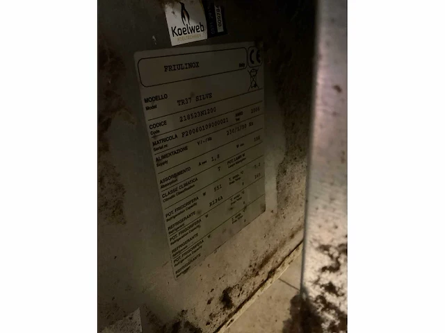 Friulinox tr37 silve koelwerkbank - afbeelding 8 van  8