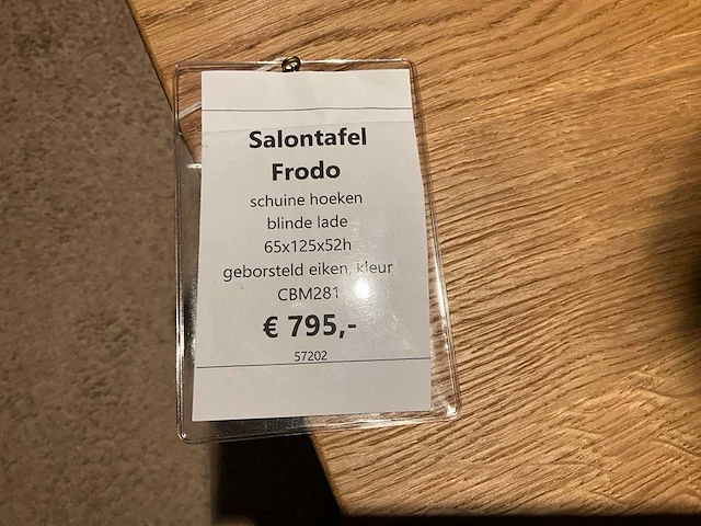 Frodo eiken salontafel - afbeelding 7 van  9